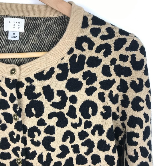 Cheetah Print Cardigan | A New Day - Picture 2 of 5